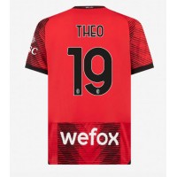 AC Milan Theo Hernandez #19 Heimtrikot 2023-24 Kurzarm